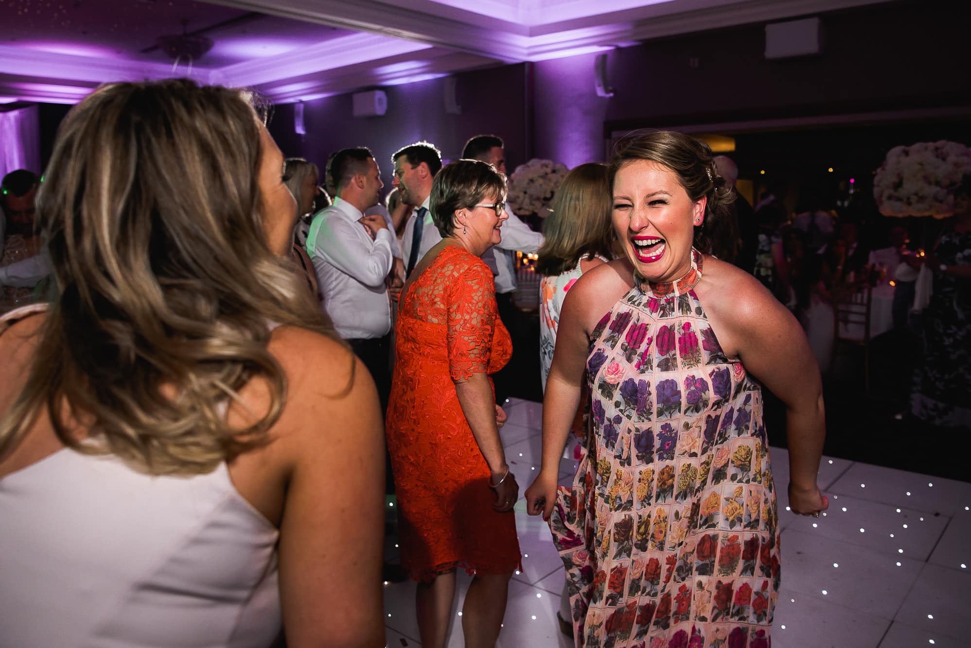Women having fun on the dance floor