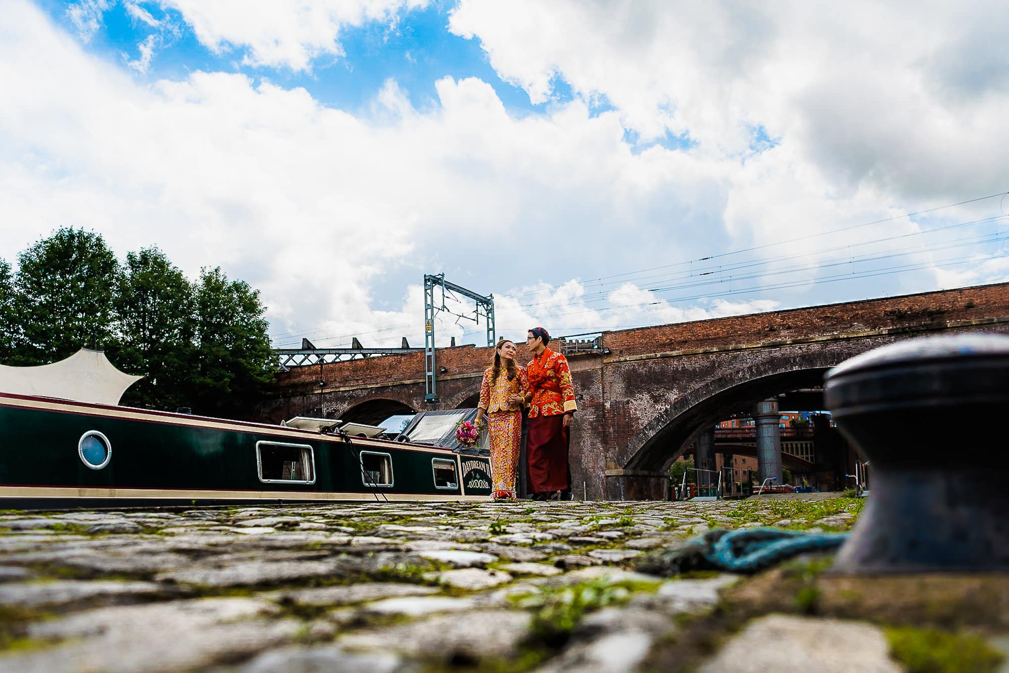 Chinese Wedding Photography | Manchester | Ray & Julie 26 Bride and groom walking
