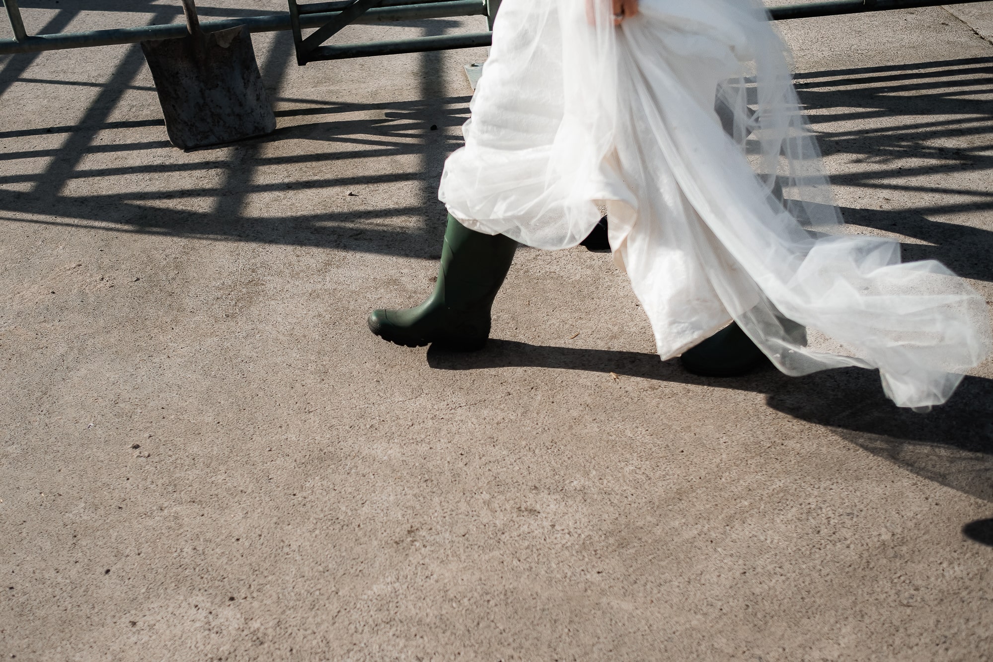 Brides wellies