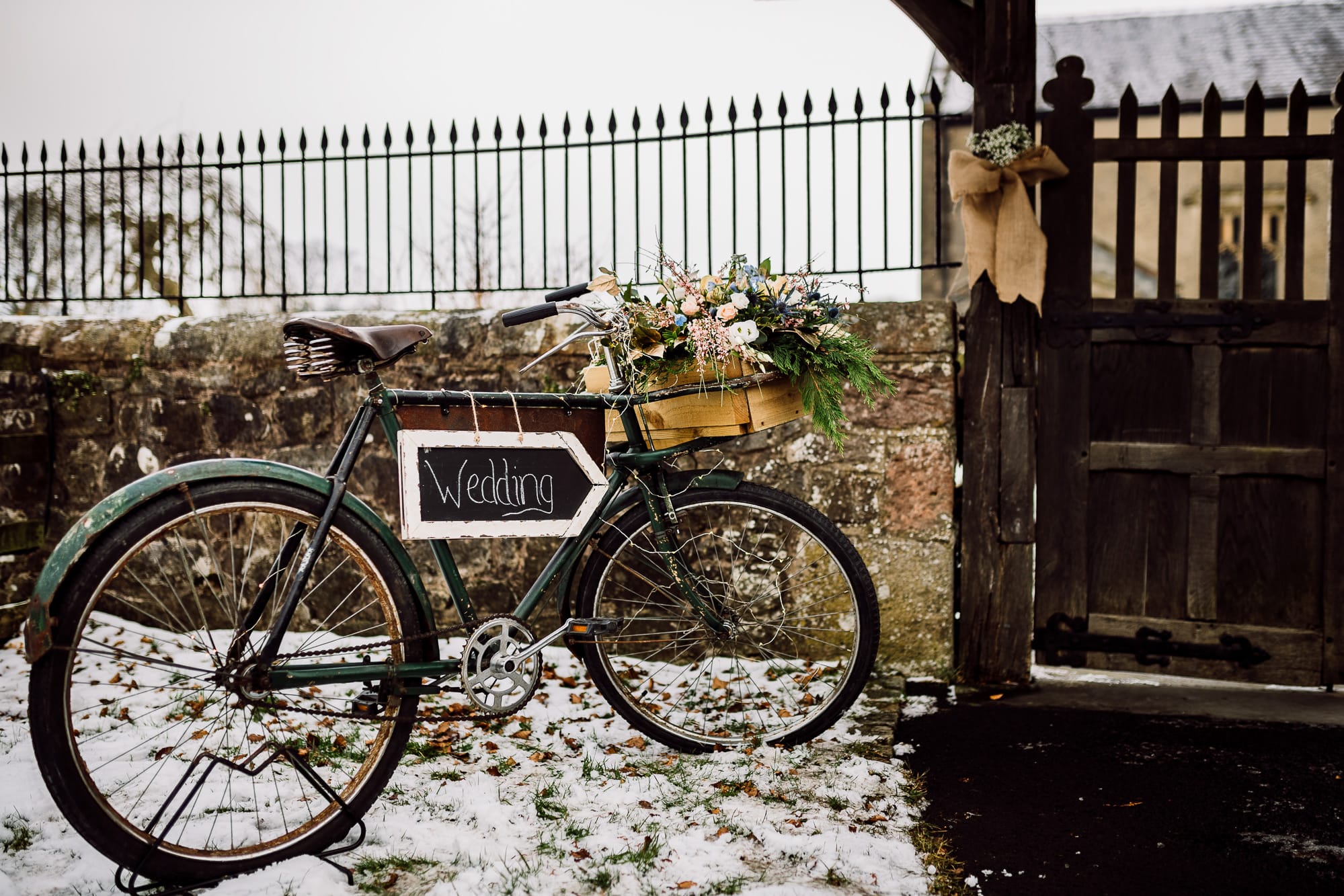 A photo of a bike at the Inn at Whitewell