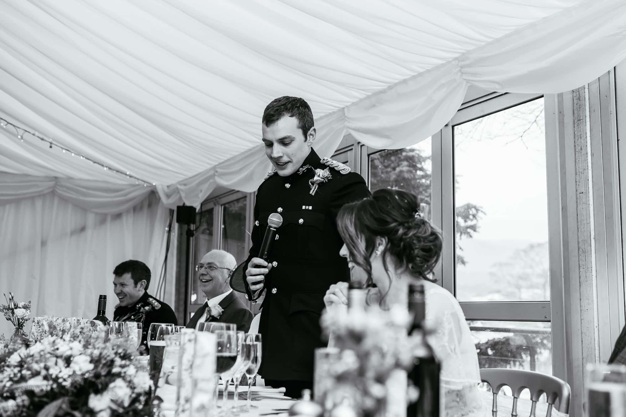 Groom's speech at the Inn at Whitewel