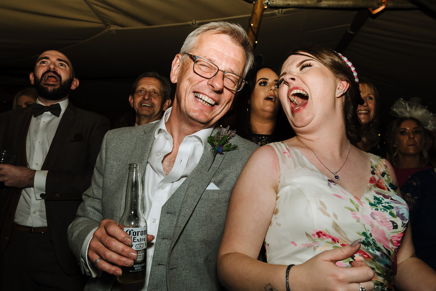 bride and her dad dancing