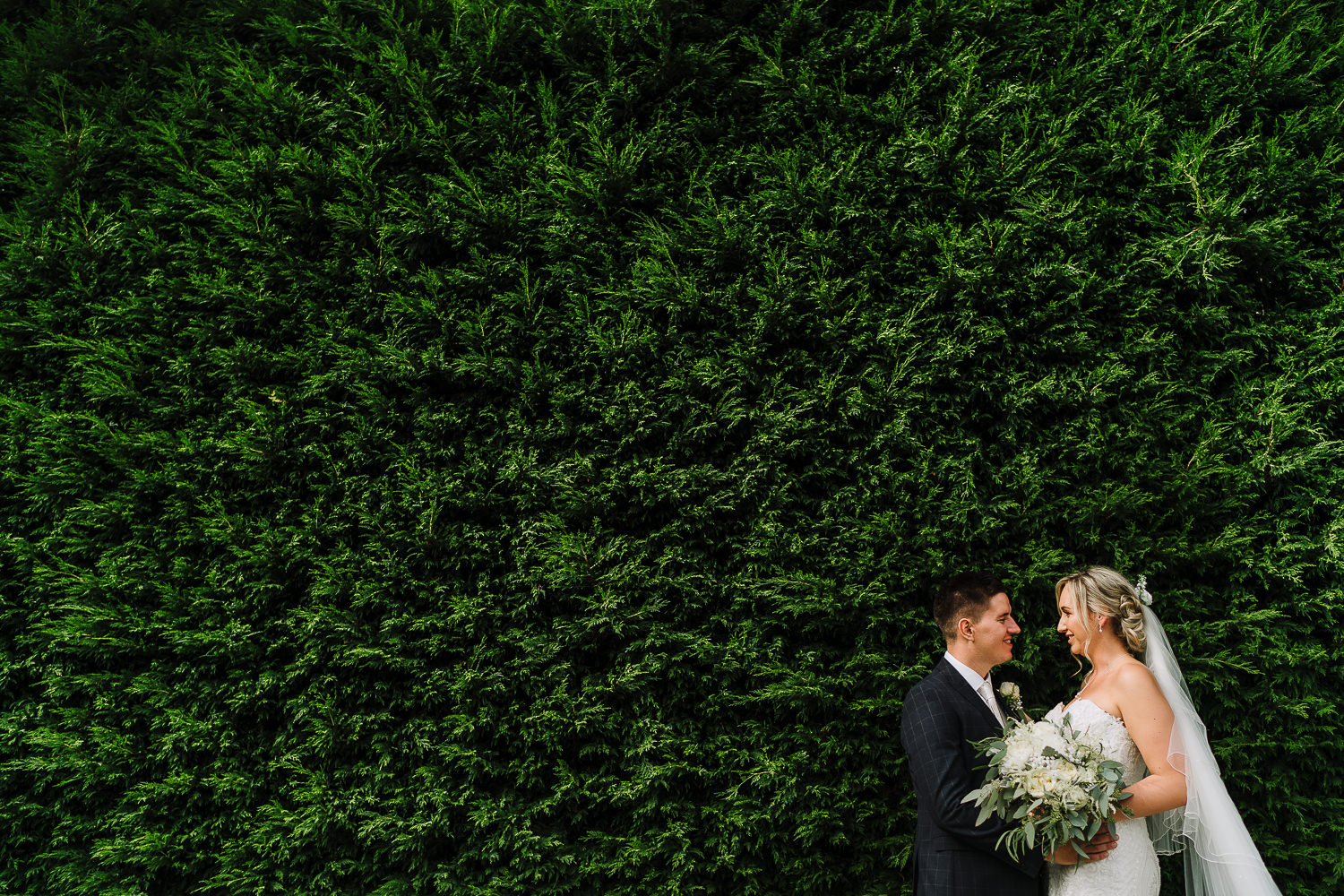 Couple cuddling at Beeston Manor