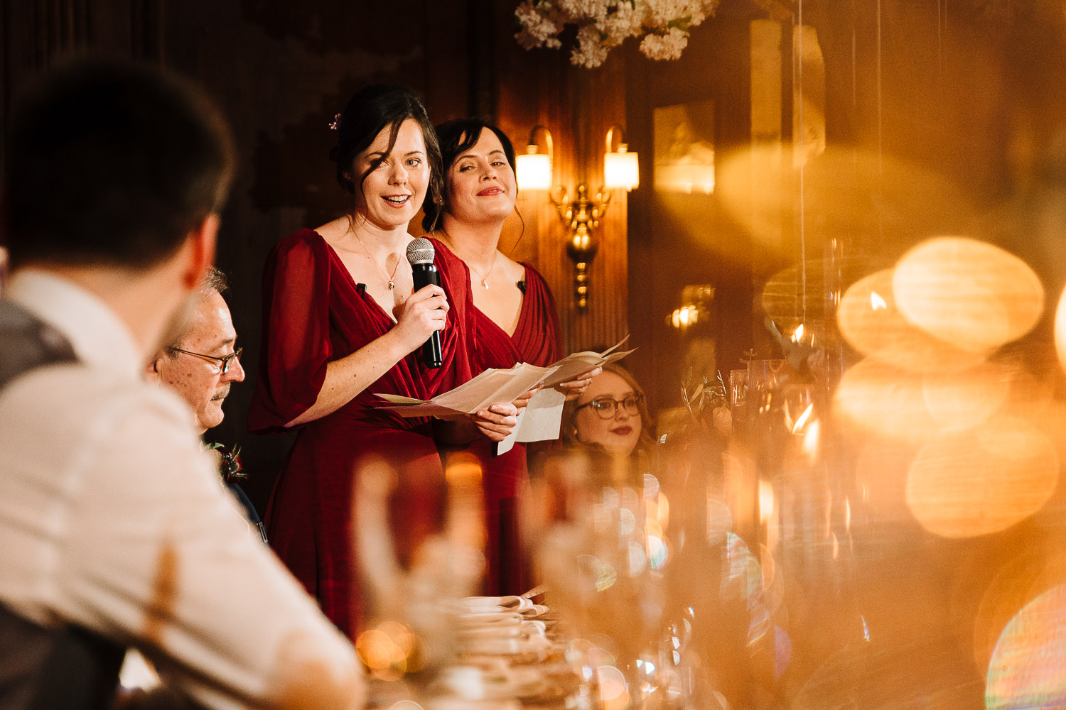 Bridesmaids speech at Thornton Manor