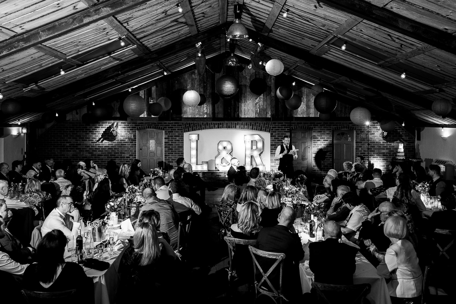 Grooms speech from the back of the room