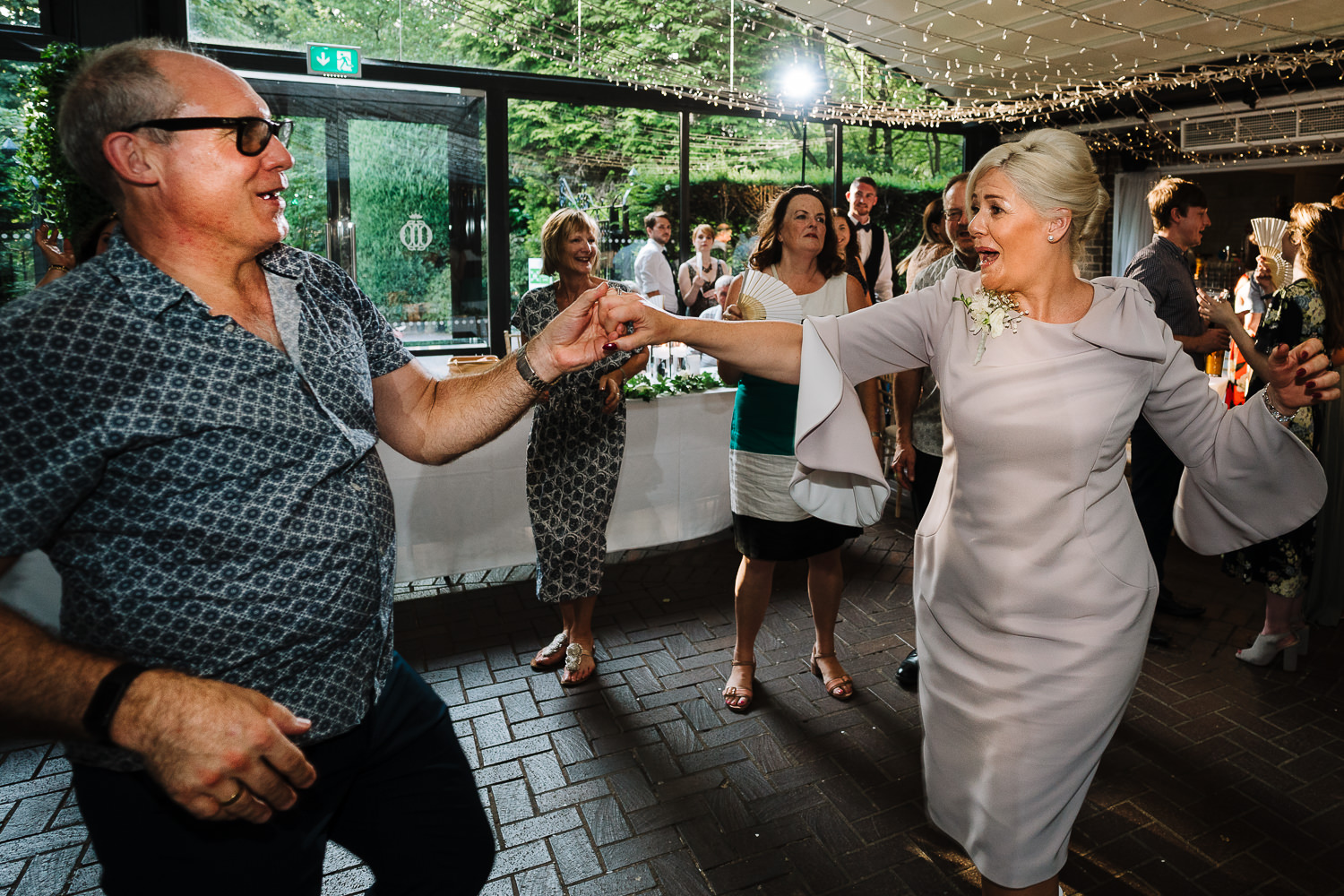 Parents dancing at Delamere Manor