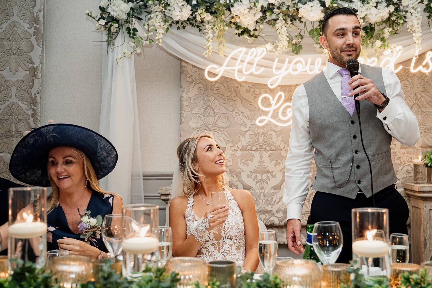 Groom speech at Mottram Hall