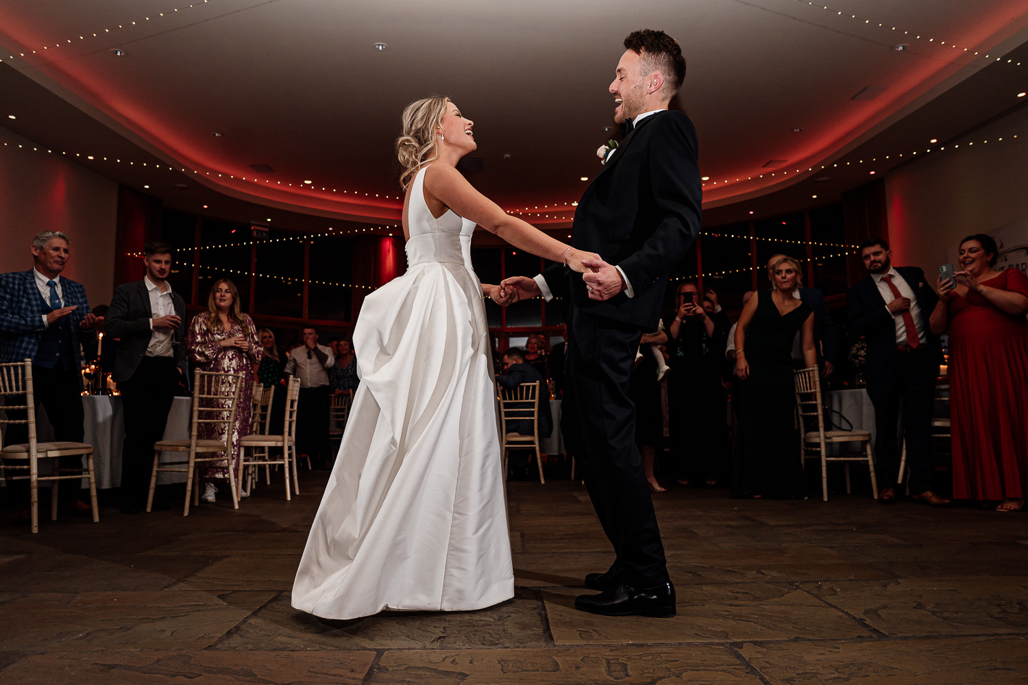 First dance photo at The Outbarn