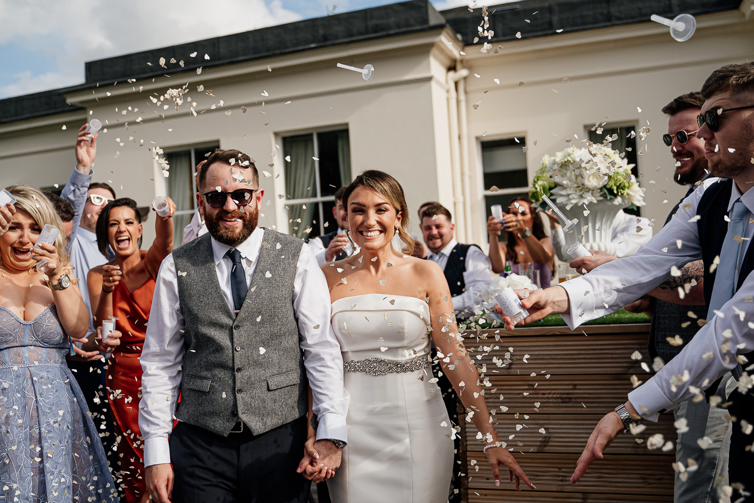 Confetti at Rainhill Hall