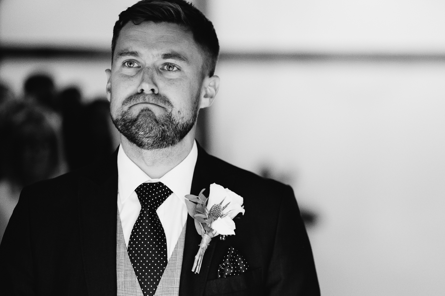 Groom upset