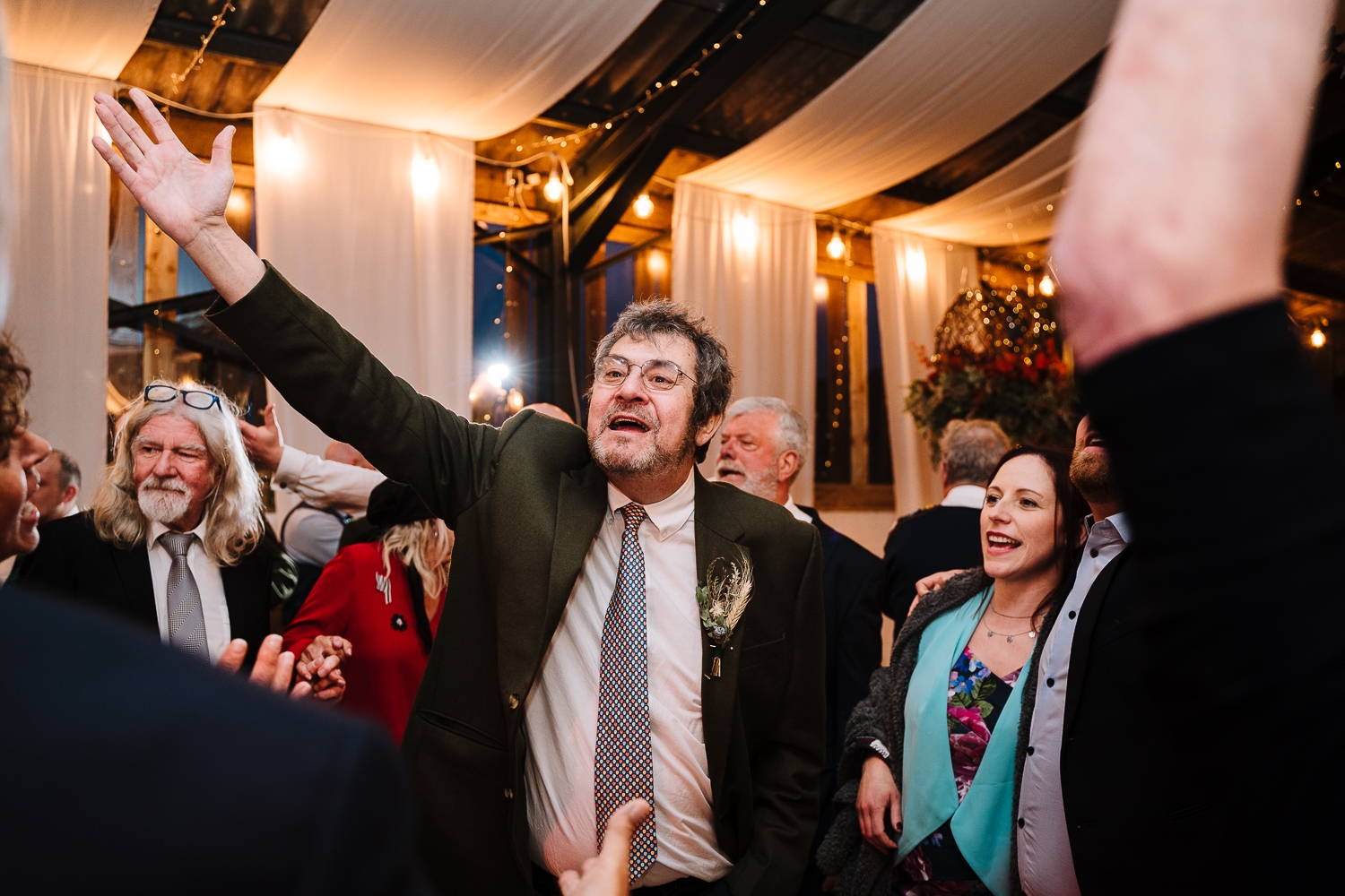 Father of bride dancing